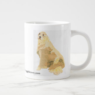 Golden Boy Collage jumbo mug