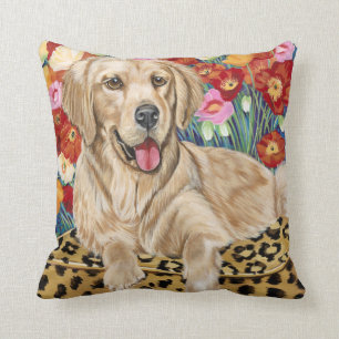 Golden Boy Retriever Cushion