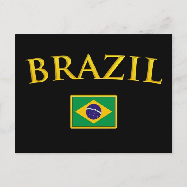 Golden Brazil Postcard (Front)
