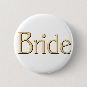 Golden Bride button