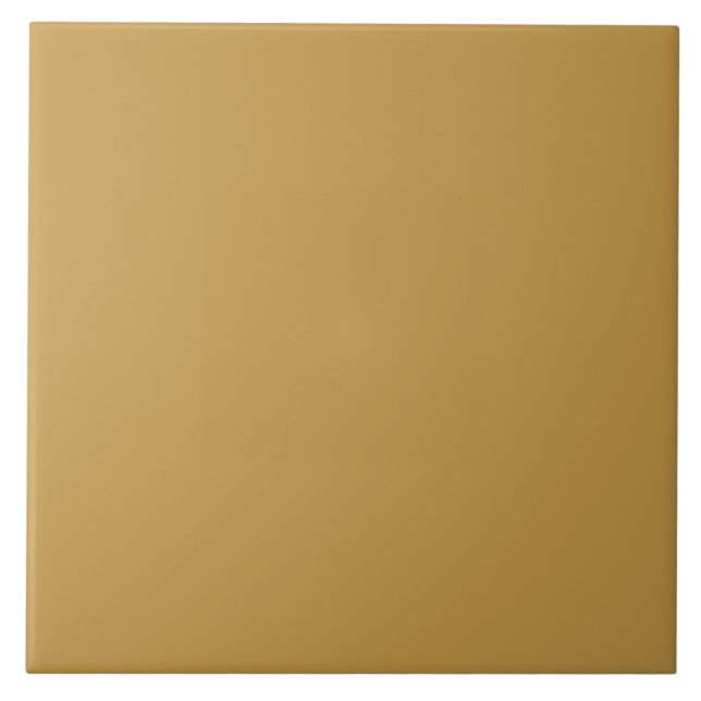 Golden-Bronze Solid Colour Tile (Front)