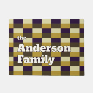 Golden Brown Colour Combination Doormat