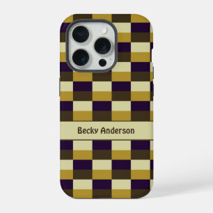 Golden Brown Colour Combination iPhone 15 Pro Case