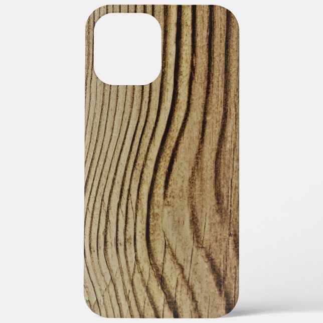 Golden Brown Wood Grain Case-Mate iPhone Case (Back)