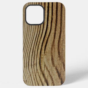 Golden Brown Wood Grain iPhone 12 Pro Max Case