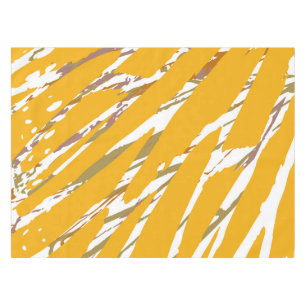 Golden Brush Elegance Tablecloth