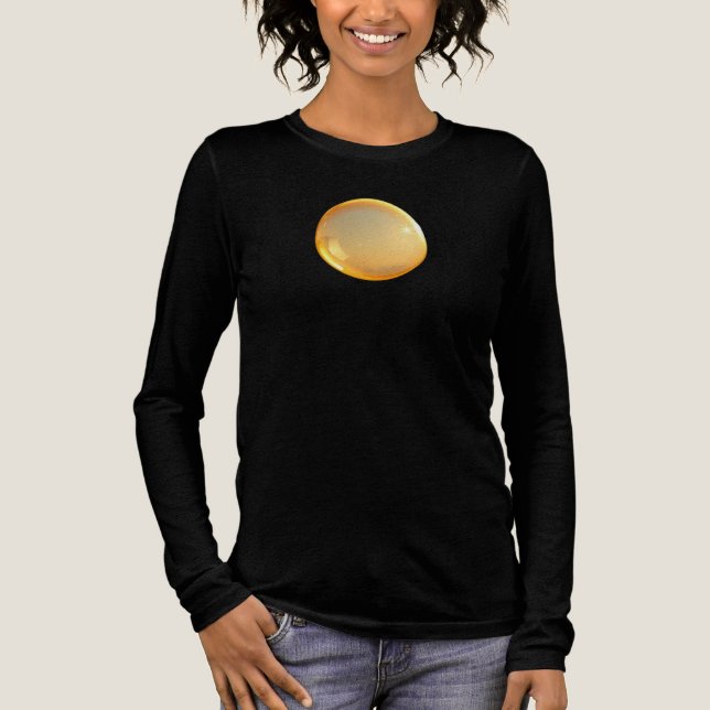 Golden Bubble Women's Tri-blend Shirt (Front)