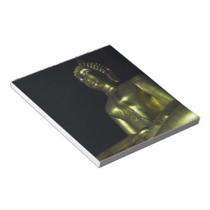 Golden Buddha at Night Notepad