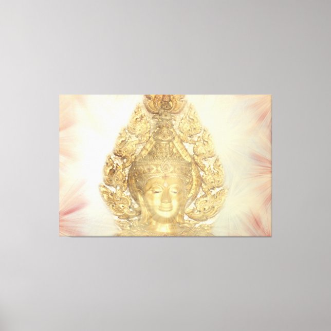 golden buddha canvas print (Front)