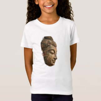 Golden Buddha Face Graphic Tee | Peaceful Zen & Sp
