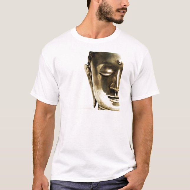 Golden Buddha Head T-Shirt (Front)