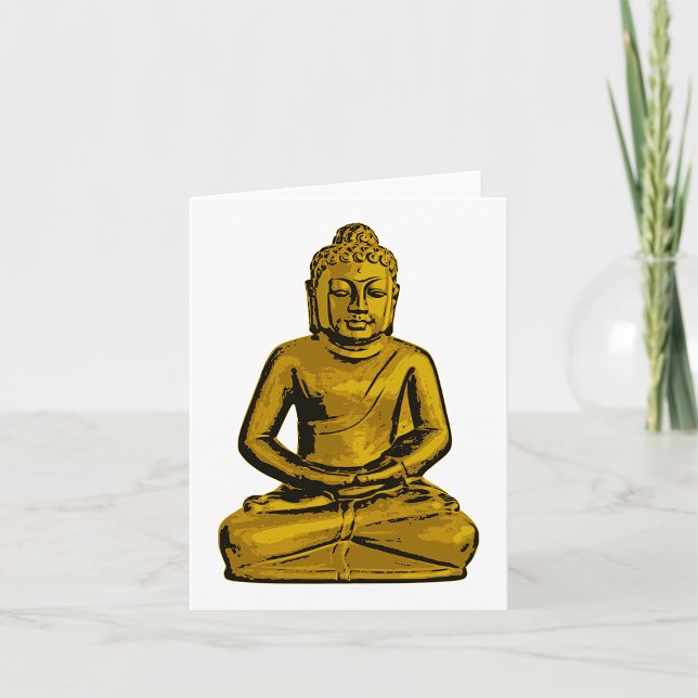 Golden Buddha Note Cards (Creator Uploaded)