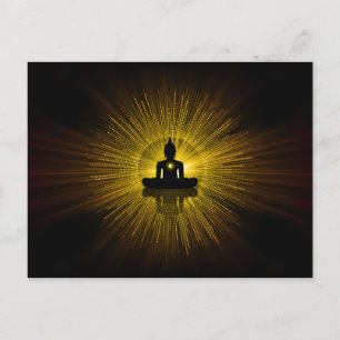 Golden Buddha Postcard