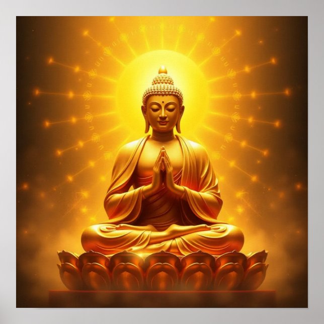 Golden Buddha Poster (Front)