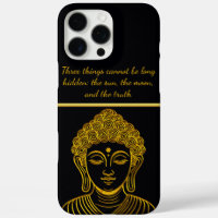 Golden Buddha Statue in Calm Setting