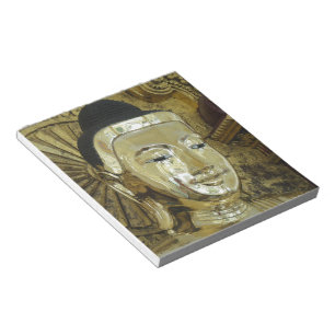 Golden Buddha Statue Inspirational Love Notepad