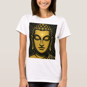 Golden Buddha Third Eye T-Shirt Spiritual Awaken