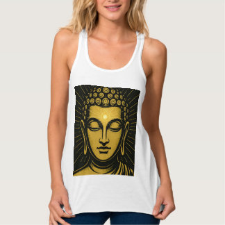 Golden Buddha Third Eye T-Shirt | Spiritual Awaken Singlet