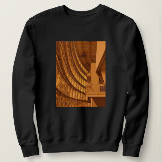 Golden Building Interior Photograph Sweatshirt