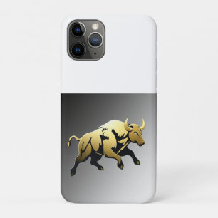 Golden Bull – Strength & Prosperity Emblem Case-Mate iPhone Case