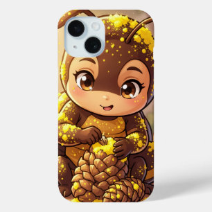 Golden Bumblebee in Bloom Dance.12 iPhone 15 Case