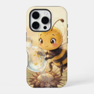 Golden Bumblebee in Flower Dance.9 iPhone 16 Pro Case