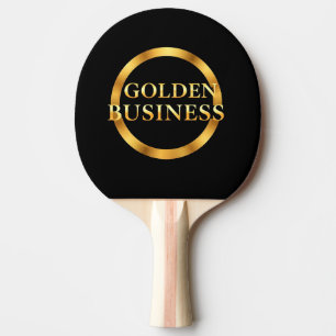 GOLDEN BUSINESS Logo Ping Pong Racket Paddle