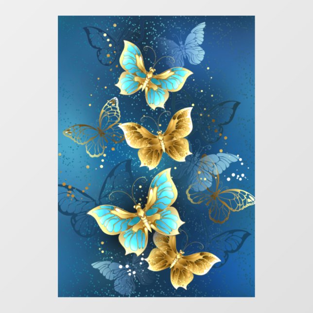 Golden butterflies (Sheet)