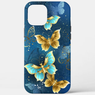 Golden butterflies iPhone 12 pro max case
