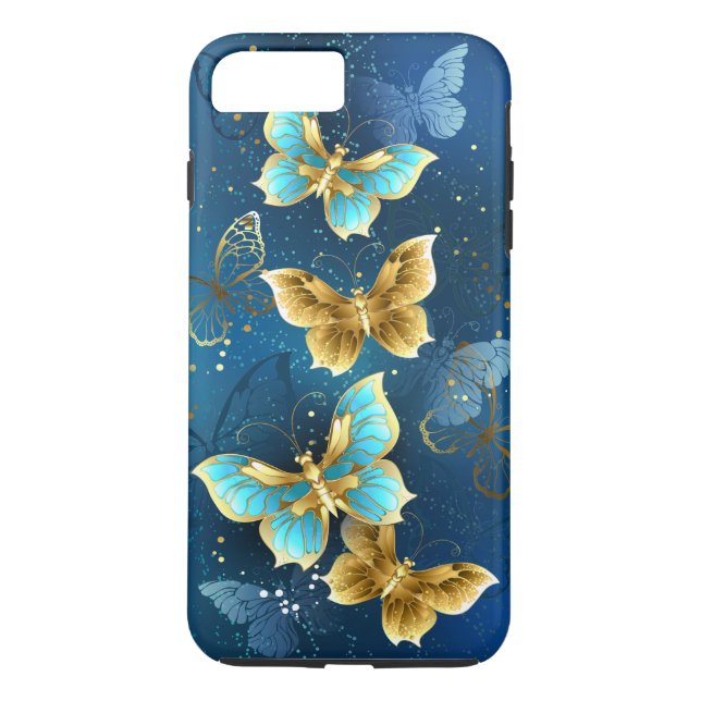 Golden butterflies Case-Mate iPhone case (Back)