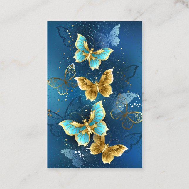 Golden butterflies discount card (Front)