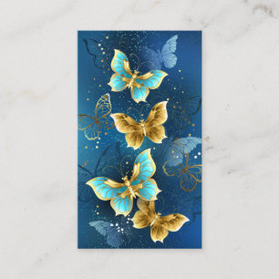 Golden butterflies discount card
