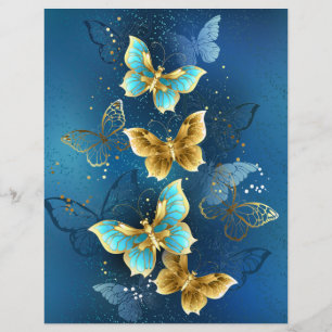 Golden butterflies flyer