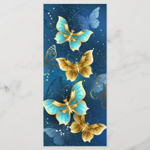 Golden butterflies menu
