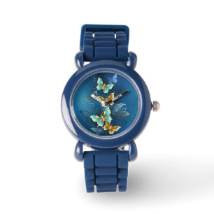 Golden butterflies watch