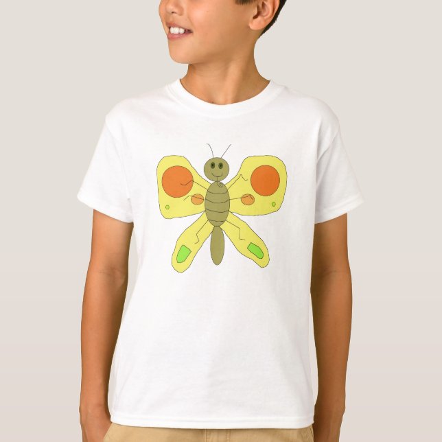 Golden Butterfly apparel T-Shirt (Front)