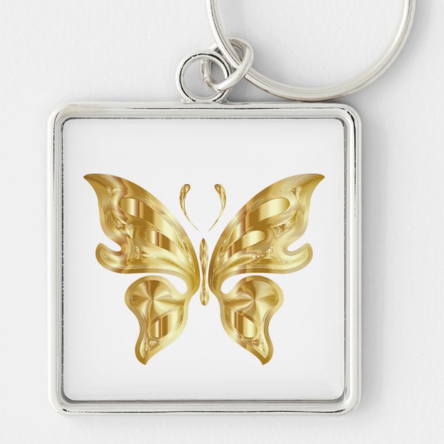 GOLDEN BUTTERFLY KEY RING (Front)