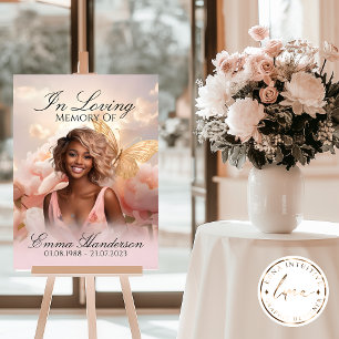 Golden Butterfly Memorial welcome sign