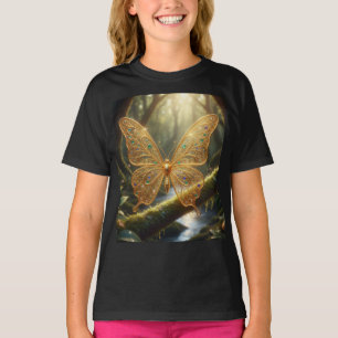 Golden butterfly T-Shirt