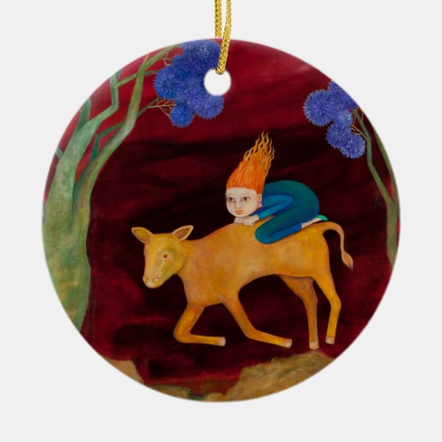 Golden Calf 2 Ornament (Front)