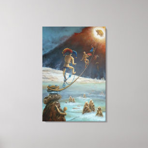 Golden Calf Canvas Print
