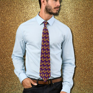 Golden Camels pattern - Tie