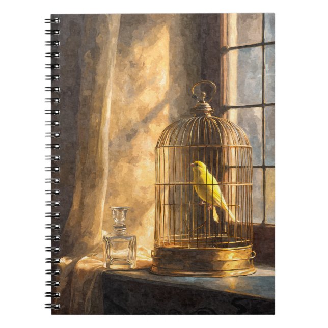 Golden Canary Windowlight Notebook (Front)