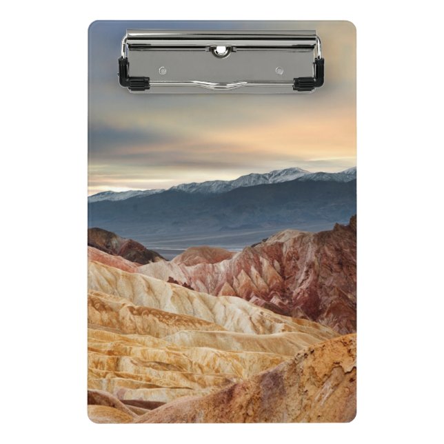 Golden Canyon at Sunset Mini Clipboard (Front)