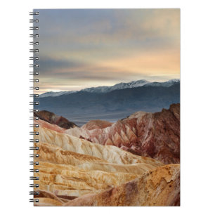 Golden Canyon at Sunset Spiral Notebook