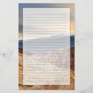 Golden Canyon at Sunset Stationery
