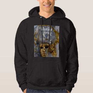 Golden Carnival Mask - Venice, Italy Hoodie