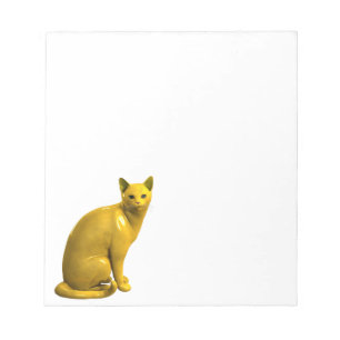 Golden Cat Notepad