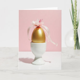 Golden Celebration Egg Card