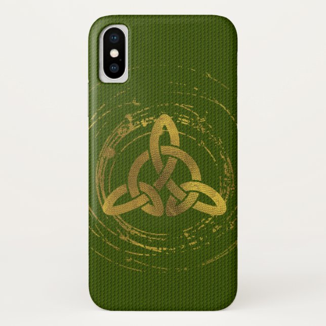 Golden Celtic Knot Case-Mate iPhone Case (Back)
